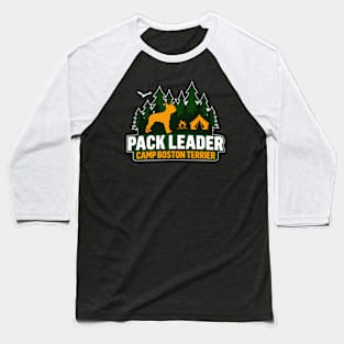 Camp Boston Terrier Pack Leader Baseball T-Shirt